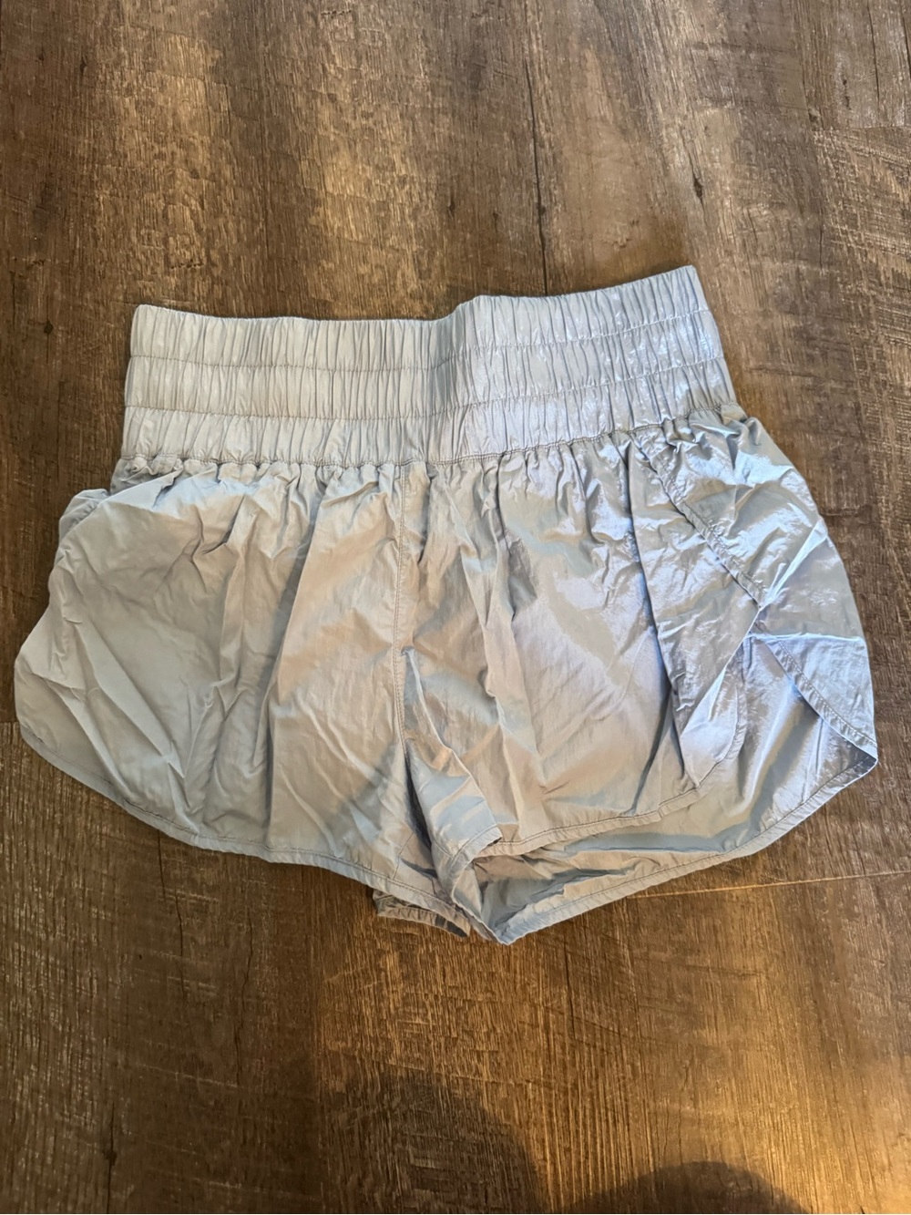 Altar'd State Light Blue Elastic Waist Athletic Shorts